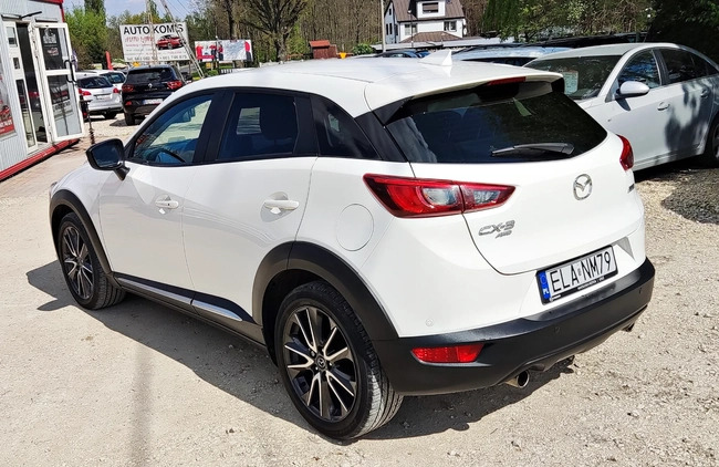 Mazda CX-3 cena 59850 przebieg: 64000, rok produkcji 2017 z Olecko małe 667